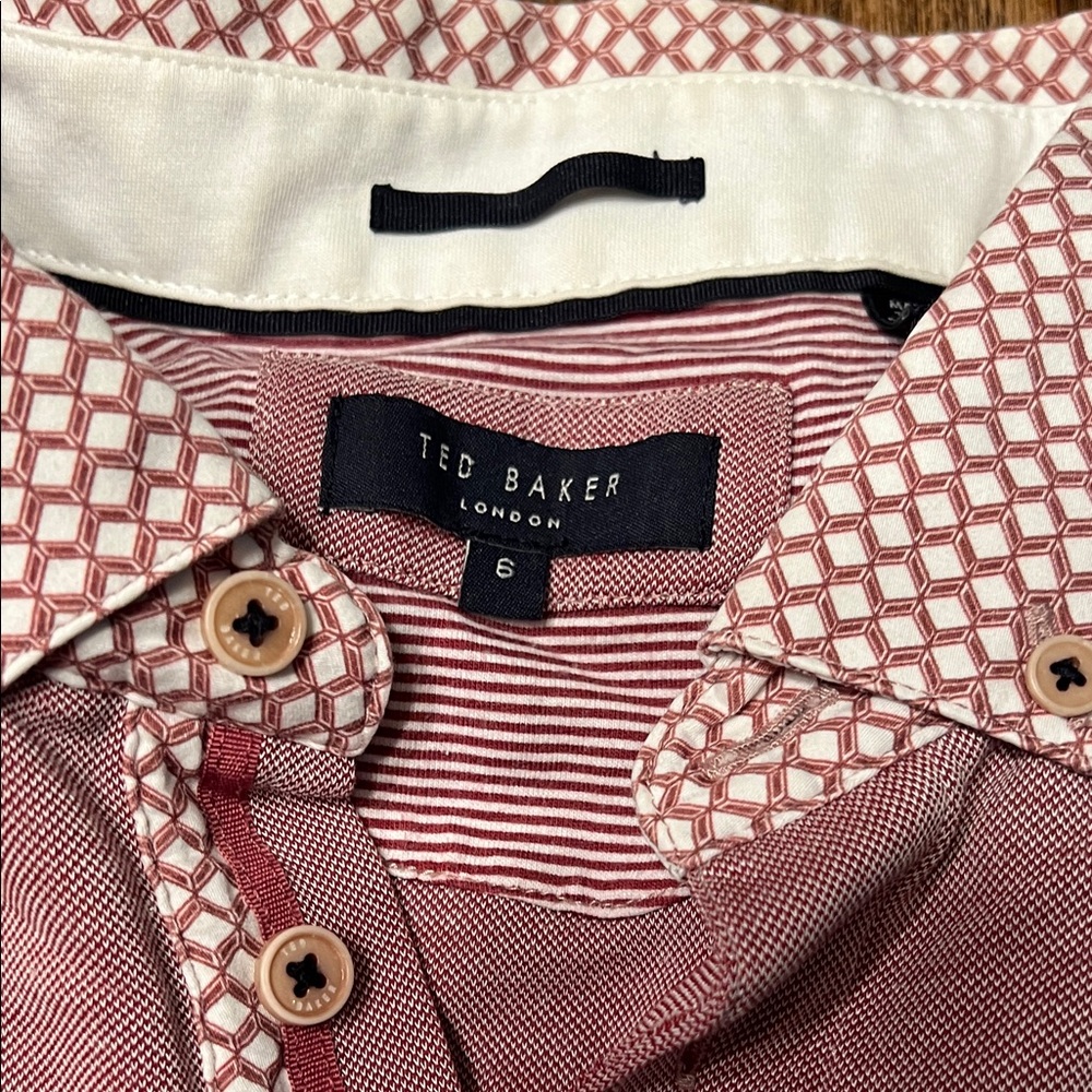 Ted Baker Polo with Patterned Collar - image 2